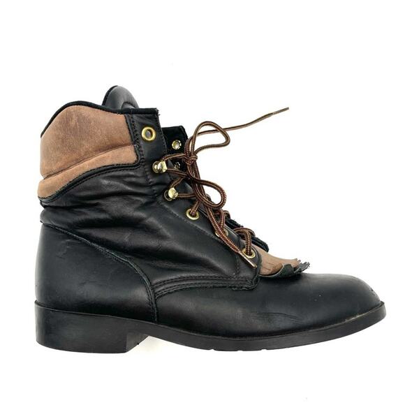 LAREDO ankle boots women's size 6 black & brown - Picture 10 of 10